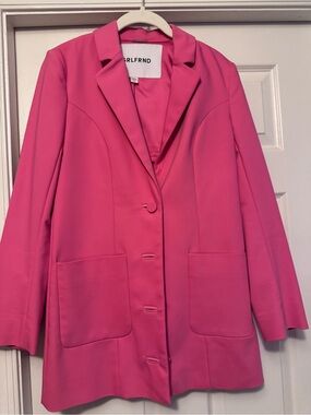 GRLFRND Hot Pink Women's Blazer Jacket